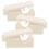 3Pcs Reusable Shrimp Plastic Shell Remover White Seafood Device 9