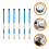3Paren Blauwe Bamboe Drum Brushes Voor Duurzame Accessoires 5