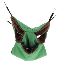 1Groene Drievoudige Hamsterhangmat En Stevig Bed Huisdieren