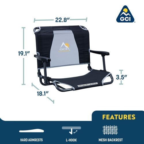 Cadeira de Estádio GCI Outdoor Big Comfort com Braços 2