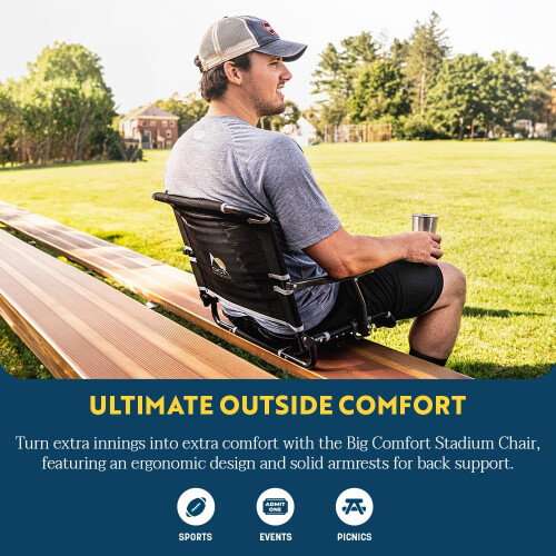 Cadeira de Estádio GCI Outdoor Big Comfort com Braços 1