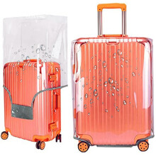 GigabitBest Full transparent bagageskydd täckning förtjockar resväskeskyddet