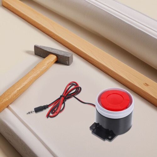 1Alarme Filaire Compacte Rouge Pour D'alarme 2