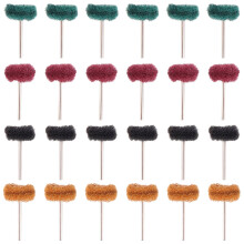 40Pcs Durable Metal Wire Polishing Brush Mini Bowl Shape Cleaning Tool