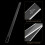 2pcs acrylic ruler for precise cookie, fondant, pie thickness 8
