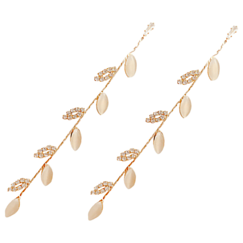 Photos - Earrings 1 pair women's leaf drop  for teen girls