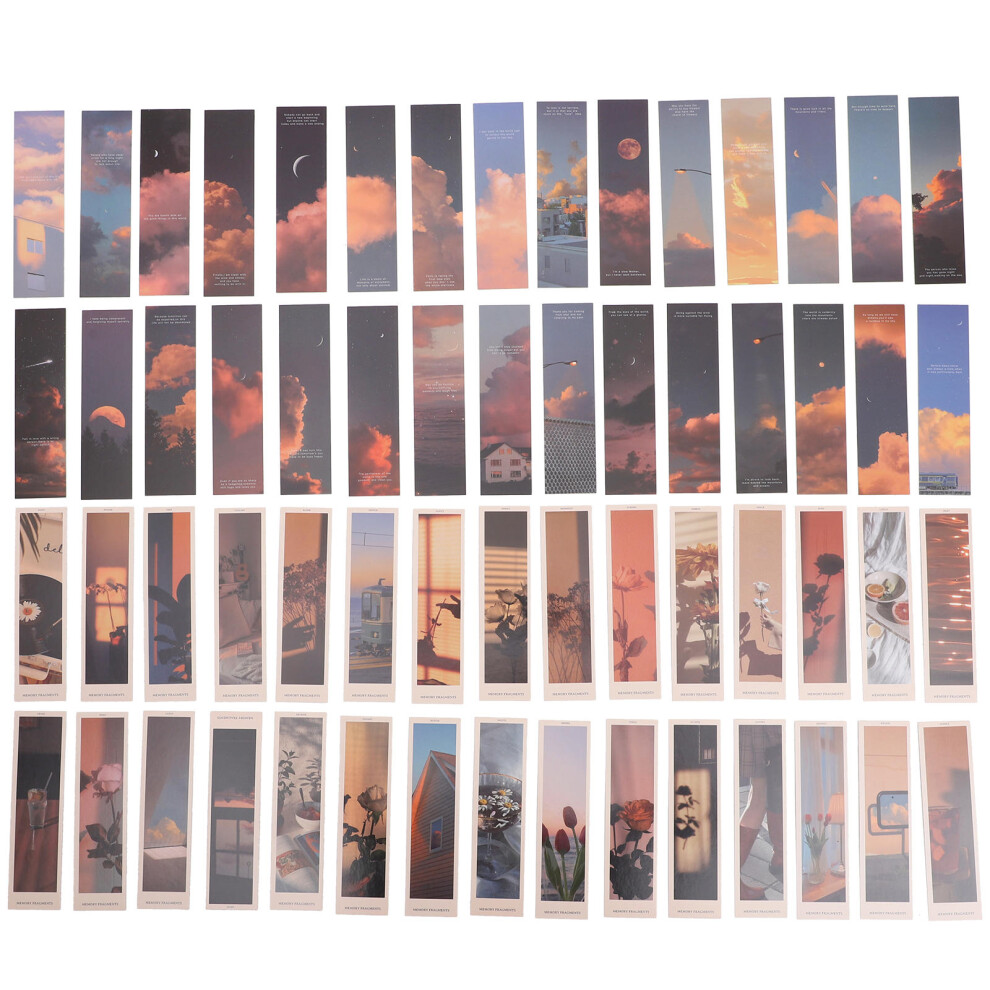 60pcs paper bookmarks diy message cards for libraries-image-OPC-PKS52HM-NEW