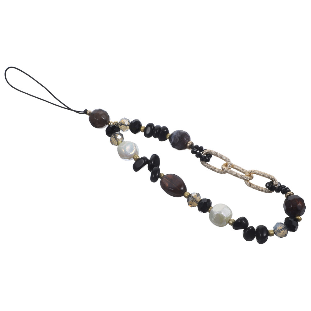 Phone Chain Stone Crystal Beaded Strap For Mobile Lanyard Wrist Use 3302714056067