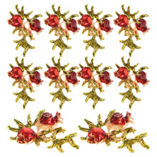 10Pcs DIY Goldfish Hairpin Accessories Gold Durable Headwear Ornaments