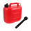 portable 5l gasoline container for car fuel storage 6