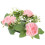 artificial rose candle ring wreath for wedding table party 8