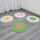 knitted cat sleeping mat with scratching pad, pink and white 6