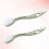 2pcs light green anti-slip multifunctional double head laundry brush 6