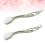 2pcs light green anti-slip multifunctional double head laundry brush 10