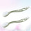 2pcs light green anti-slip multifunctional double head laundry brush 8