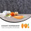 3pcs kids radish shaped tableware bowl spoon orange 8