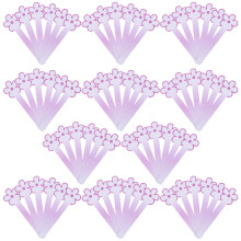 100pcs disposable scent testing paper flower shape aromatherapy strips