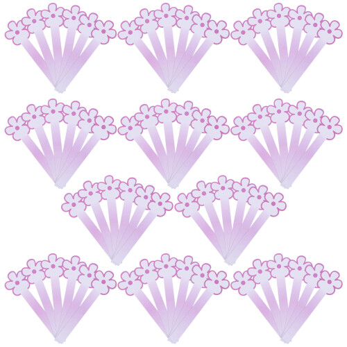 100pcs disposable scent testing paper flower shape aromatherapy strips