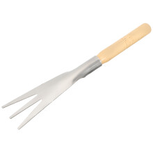 Tuinierspade 3-tandig met handvat voor groenten en