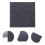 10pcs Dark Grey Self Adhesive Floor Tile Stickers Easy Install 3