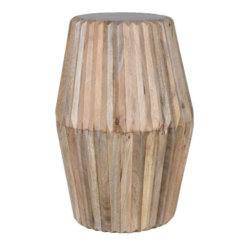 Hudson Carved Mango Wood Side Table 1