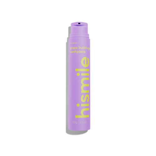 Hismile Grape Bubblegum Flavoured Fluoride Toothpaste