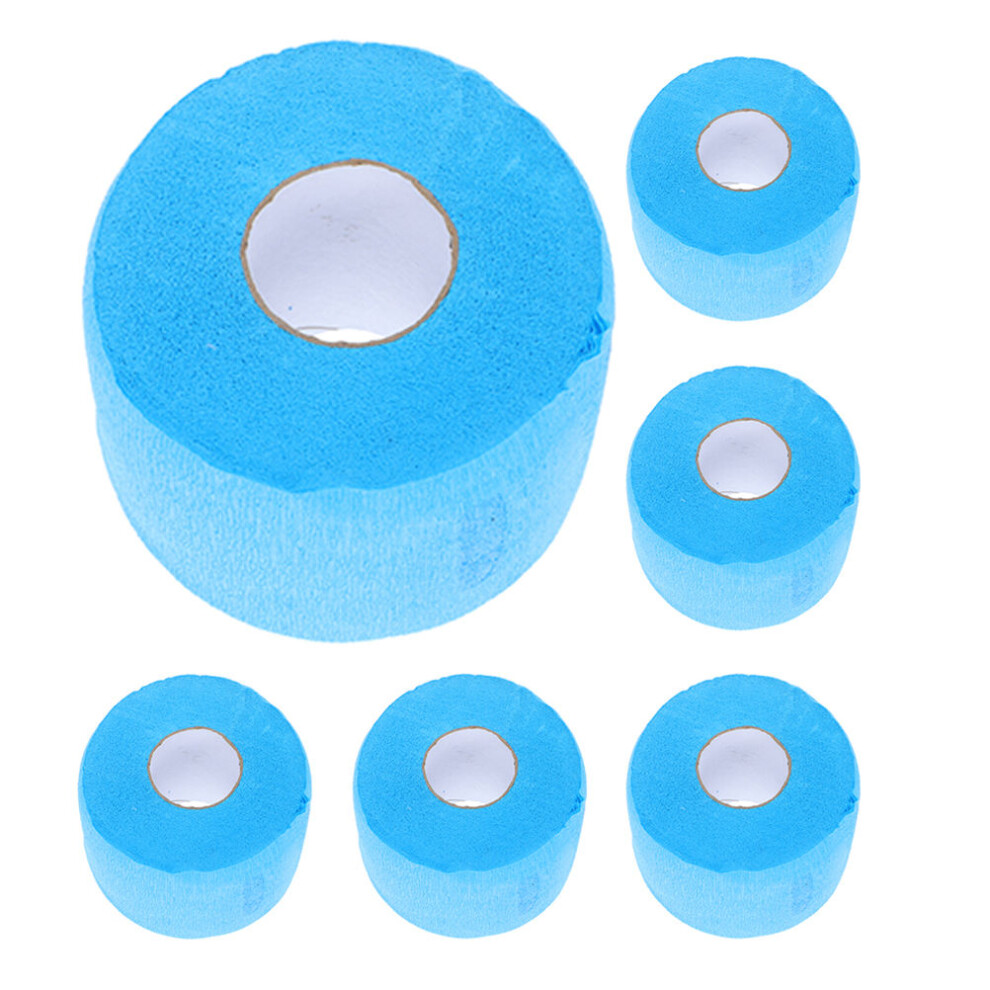 Iplusmile 6 Pcs Disposable Waterproof Hair Wrap Neck Strips For Barbering Dyeing