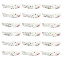 100pcs paper food trays oil proof for home shop snacks
