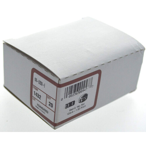 Hillman Metric Hex Nuts (M10 x 1.5 Coarse Thread) Zinc 2