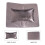 2pcs pu foldable hand rest for manicure salon (silver) 4