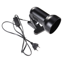 metal uvb lamp holder for tortoise reptile basking with black