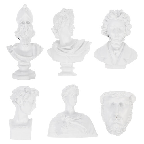 6pcs ancient mythology character statue refrigerator magnets 2