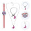 1Set Dames Set Met Ketting En Verstelbare Band 10