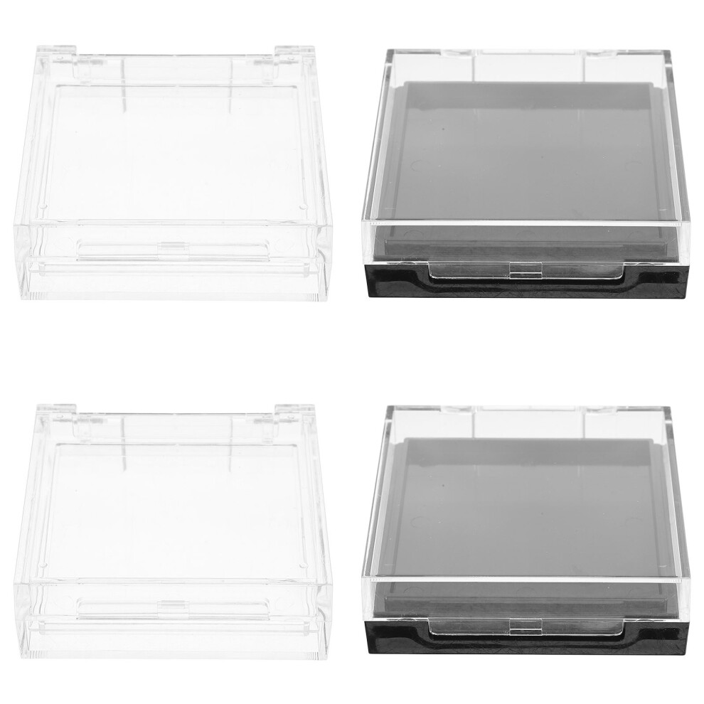Aboofan 4Pcs Press On Nail Storage Box Organizer Case For Artificial Nails
