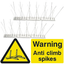 1 set spike metal deterrent for effective bird control