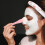 2 siliconen maskerapplicators met hoofd, borstel en 5