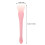 2 siliconen maskerapplicators met hoofd, borstel en 2