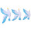 3Pcs Simulation Seagull Resin Wall Decoration For Home 5