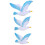 3Pcs Simulation Seagull Resin Wall Decoration For Home 3