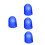 4 Pcs Rubbers Finger Cots Protectors For Men Office 5
