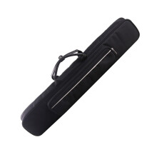 8-Hole 1/2 Pool Cue Storage Bag, Handle And Strap, Dust And Moisture Proof, 81x14x8 cm, Black