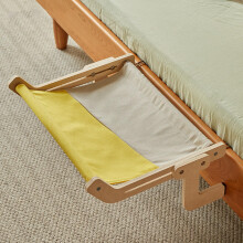 Cat Shelves Window Perch, Wall Shelves For Cats, Adjustable Solid Wood Frame, Window Sill Bedside Drawer, Yellow