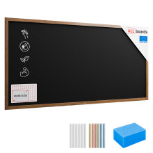 Black chalkboard 200x100 cm wooden frame