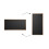 Black chalkboard 200x100 cm wooden frame 6