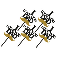 5 vatertags-tortendekoration doppelte schichten cupcake-