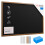 Black chalkboard 150x100 cm wooden frame 1