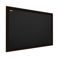 Black chalkboard 120x90 cm wooden frame color black
