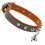 1Collier Pour Animal PU Cuir Ajustable Réfléchissant Rivets 10