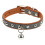 1Collier Pour Animal PU Cuir Ajustable Réfléchissant Rivets 9