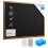 Black chalkboard 120x90 cm wooden frame 1